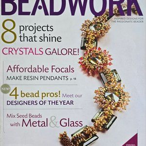 Beadwork Magazine February March 2009 Crystals Galore